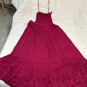 Summer backless dress